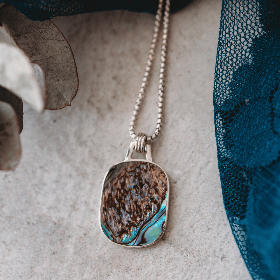 Sterling Silver Nature-Inspired Moon and Tree Pendant