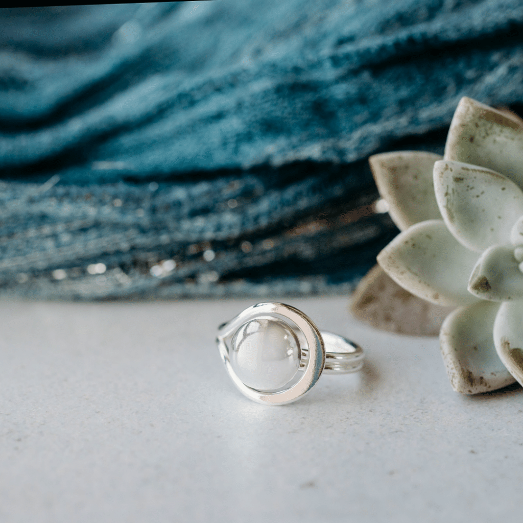 Sterling Silver Small Dome Ring