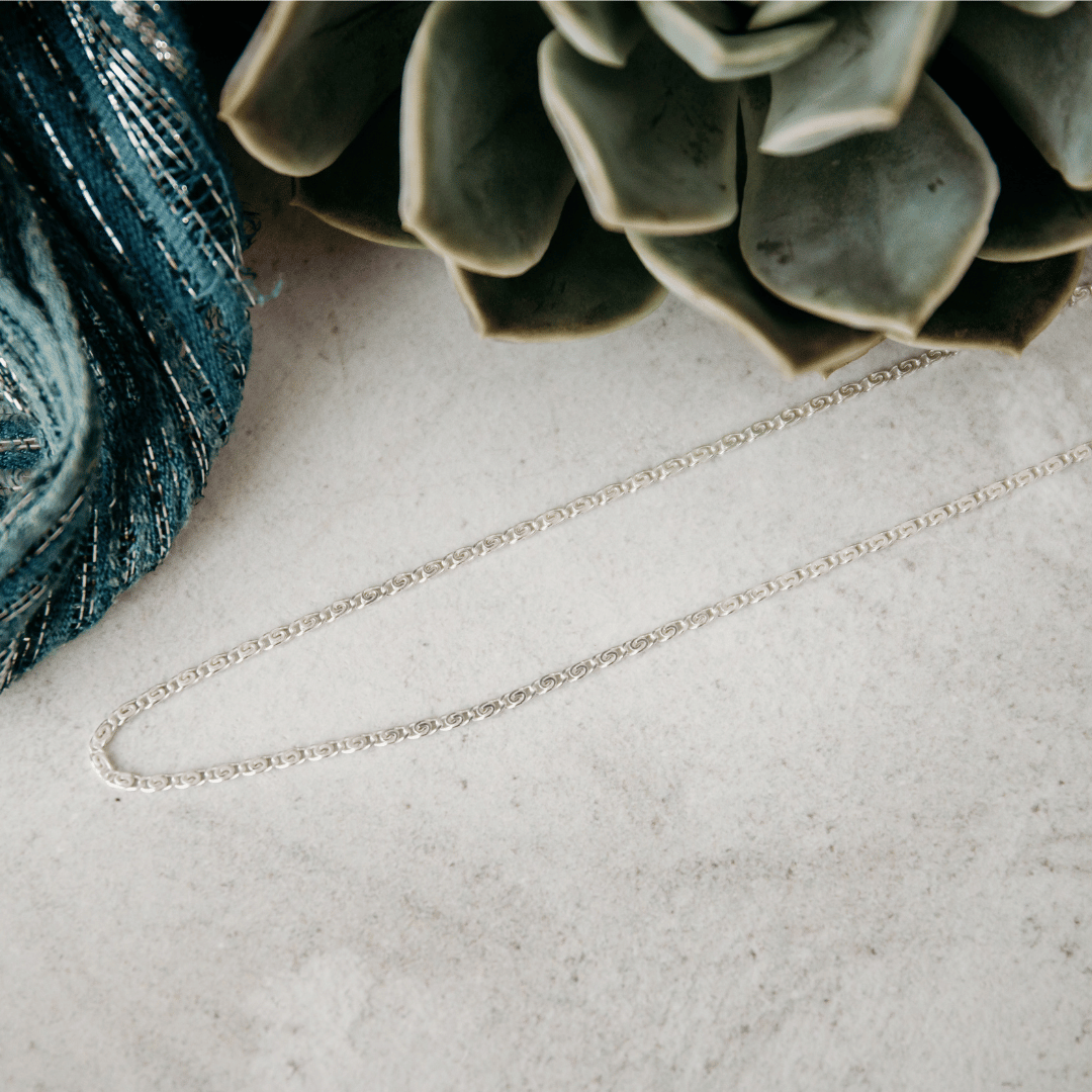 Sterling Silver Snail Chain