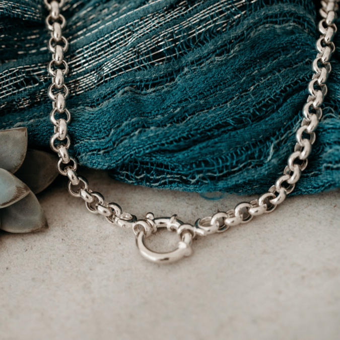 Sterling Silver 4mm Belcher Chain