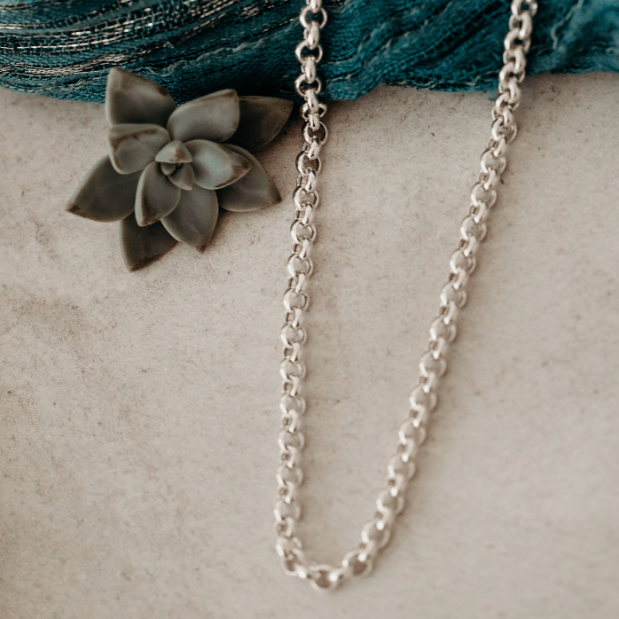 Sterling Silver 4mm Belcher Chain
