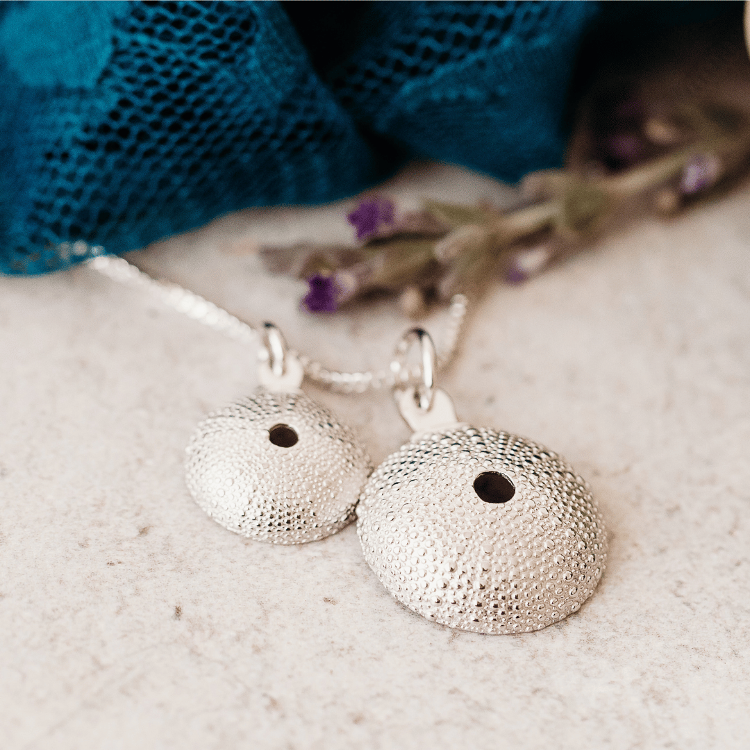 Sterling Silver Big Silver Shell Pendant