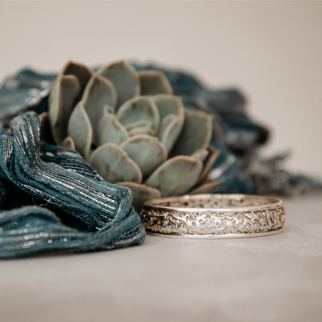 Sterling Silver Solid Filigree Bangle
