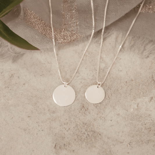 Sterling Silver Disk